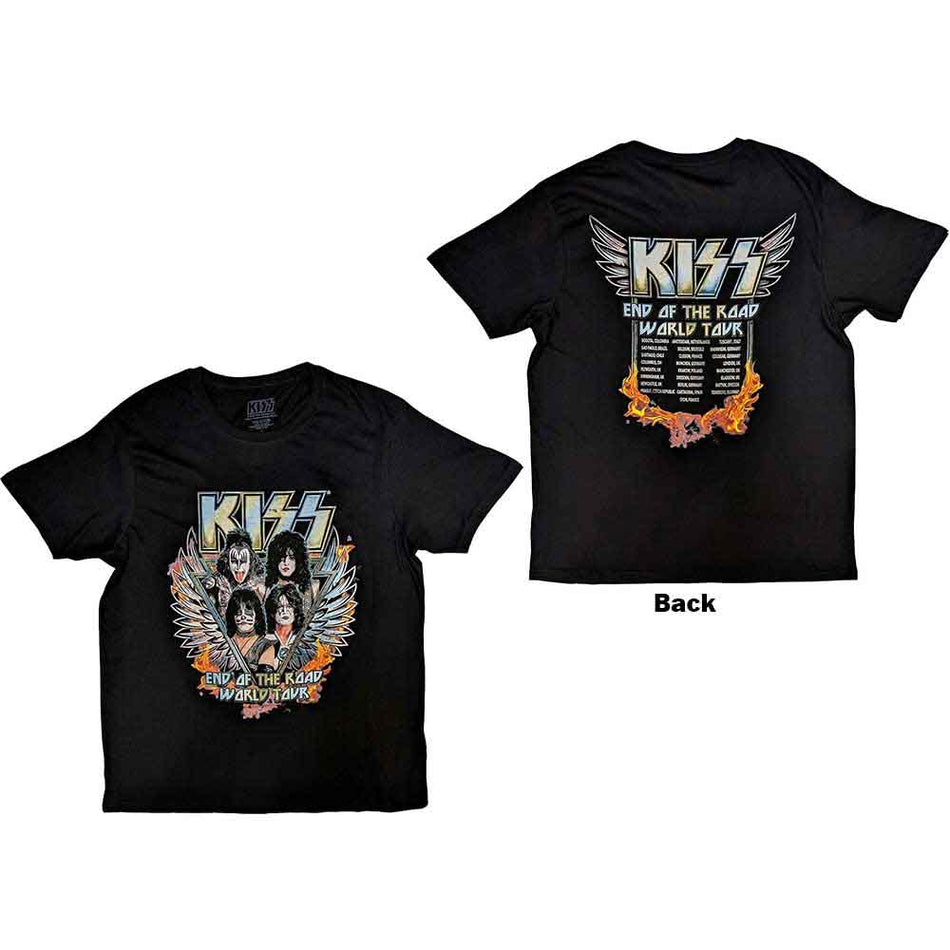 Kiss End Of The Road Wings Black