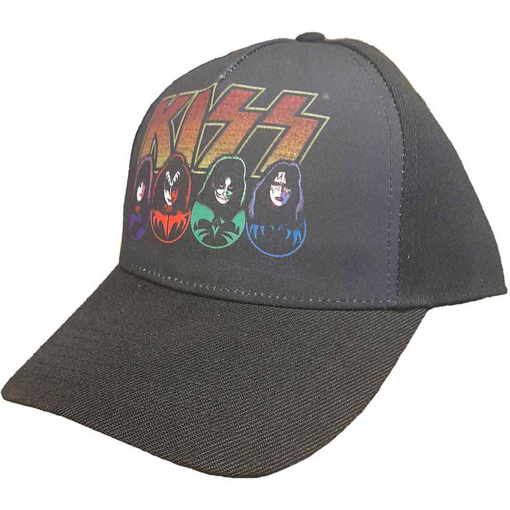 Kiss Logo - Faces & Icons Black