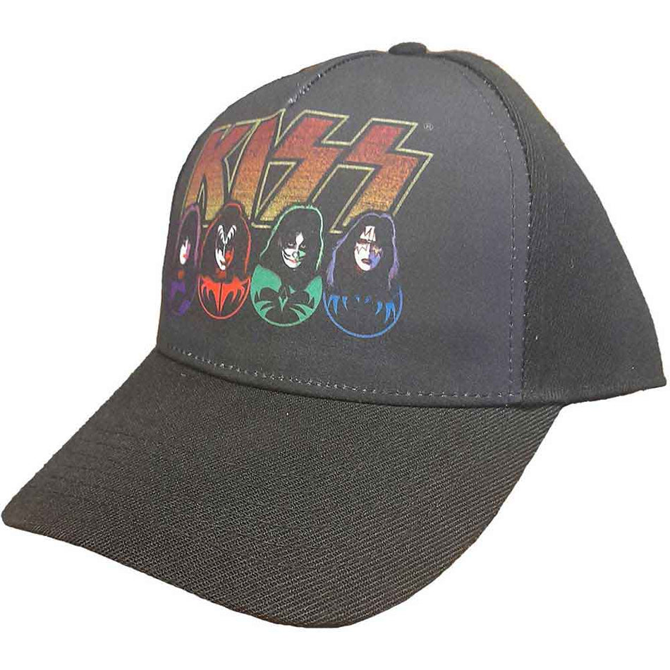 Kiss Logo - Faces & Icons Black