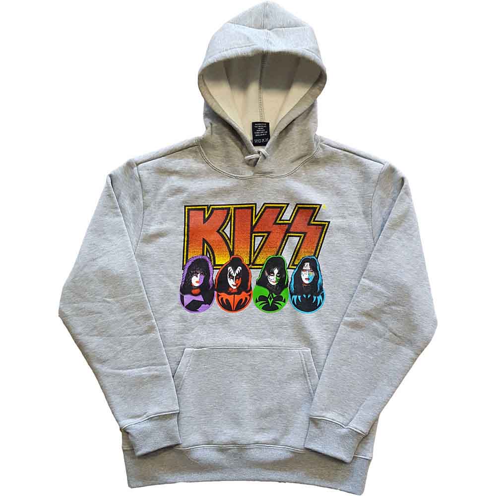 Kiss Logo, Faces & Icons Grey