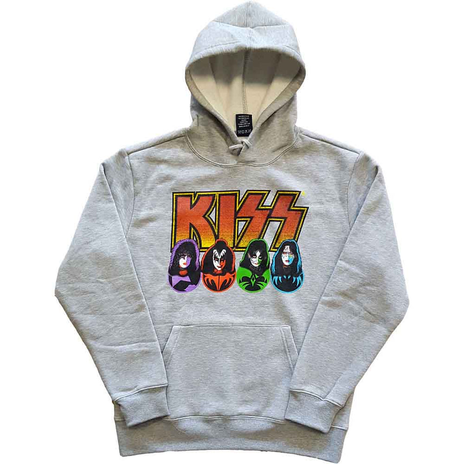 Kiss Logo, Faces & Icons Grey