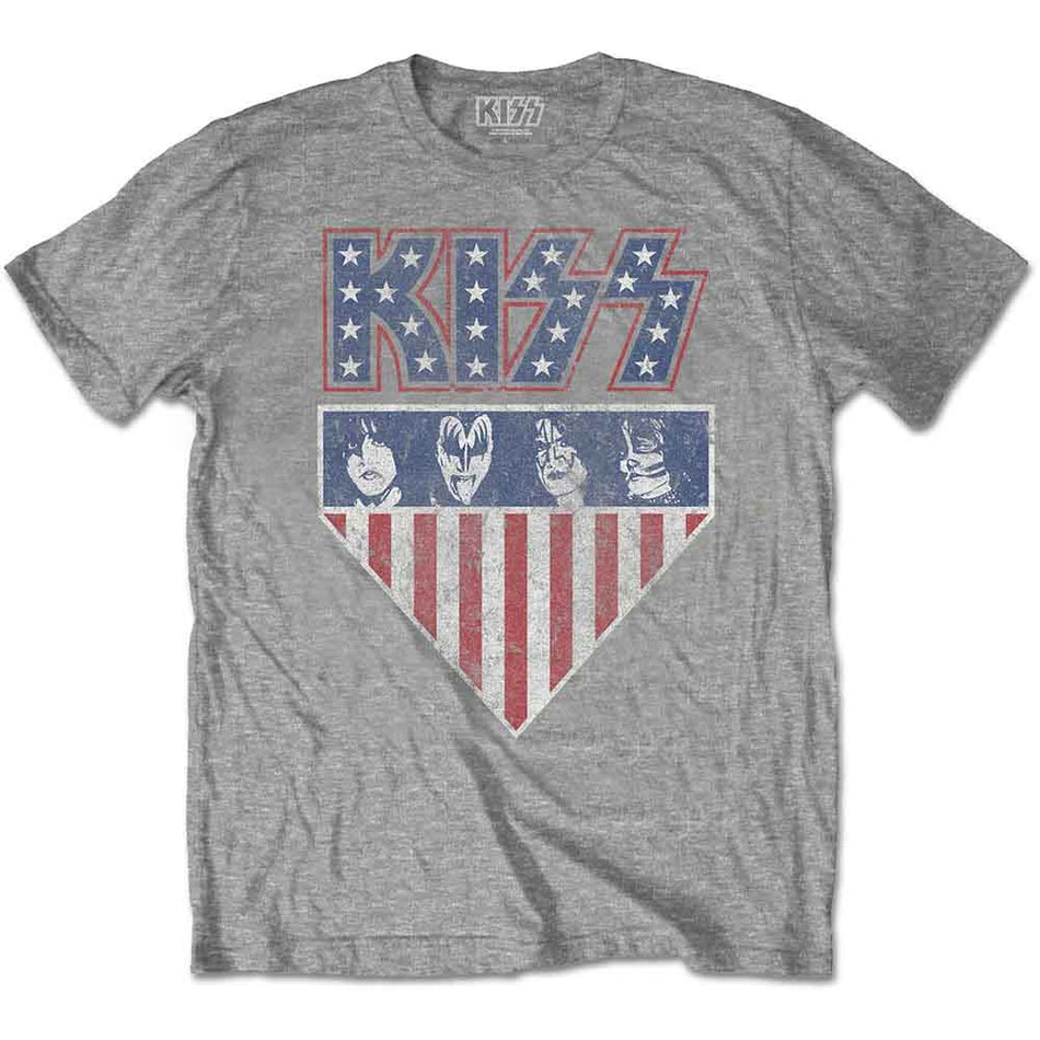 Kiss Stars And Stripes Grey