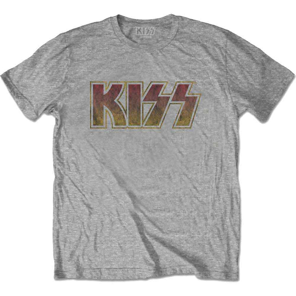 Kiss Vintage Classic Logo Grey
