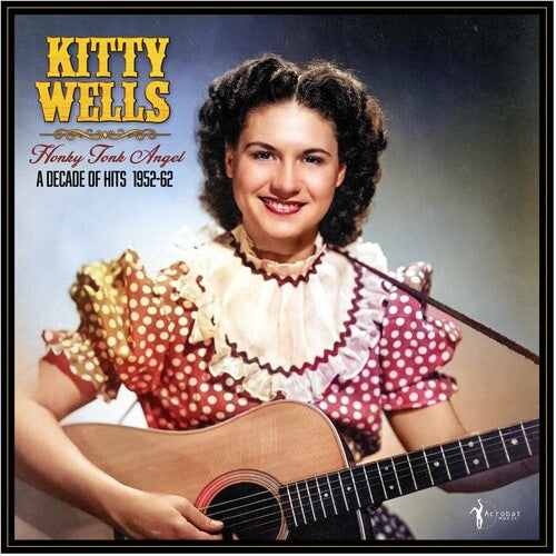 Kitty Wells Honky Tonk Angel: A Decade Of Hits 1952-62 - Record Album - Vinyl LP