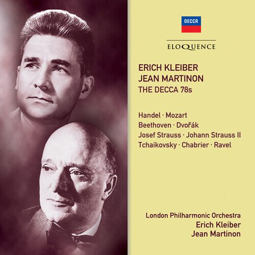 Kleiber, Erich / Martinon, Jean Decca 78s - 2-Disc CD Album