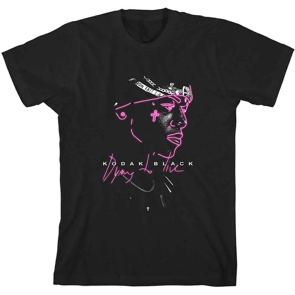 Kodak Black Neon Outline Black