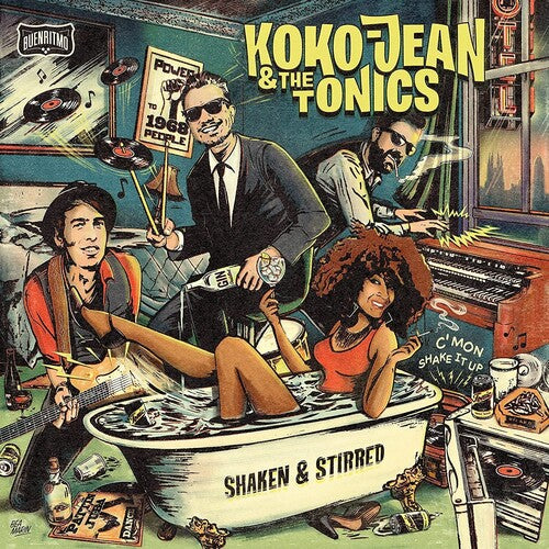 Koko-Jean & the Tonics Shaken & Stirred - Record Album - Vinyl LP
