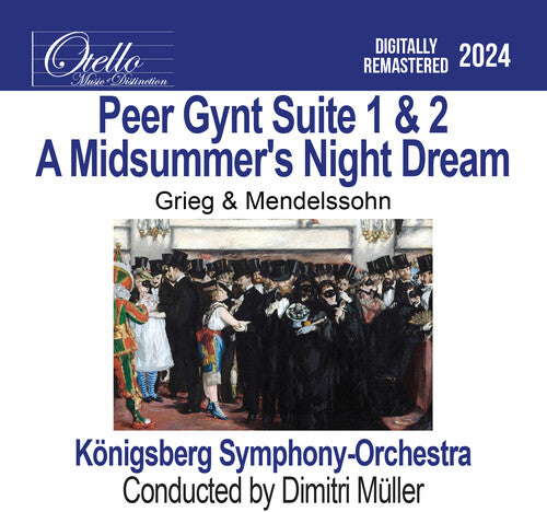 Konigsberg Symphony Orchestra Peer Gynt Suite 1 & 2 - A Midsummer's Night Dream, Grieg & Mendelssohn - CD Album