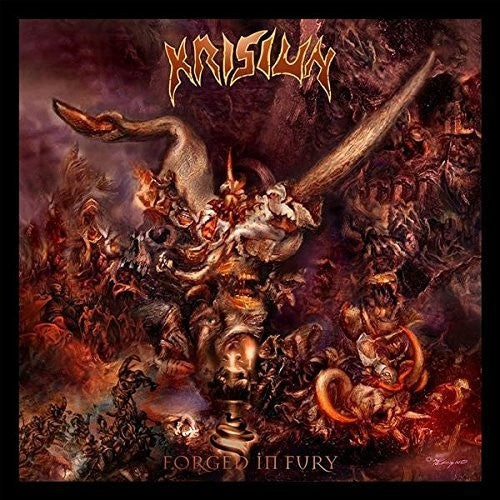Krisiun Forged in Fury - Triple Record Album - Vinyl LP