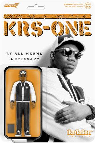 Krs-one Super7 - KRS-One - Reaction Figures Wv1 - KRS-One (By All Means Necessary BDP) (Collectible, Figure, Action Figure)