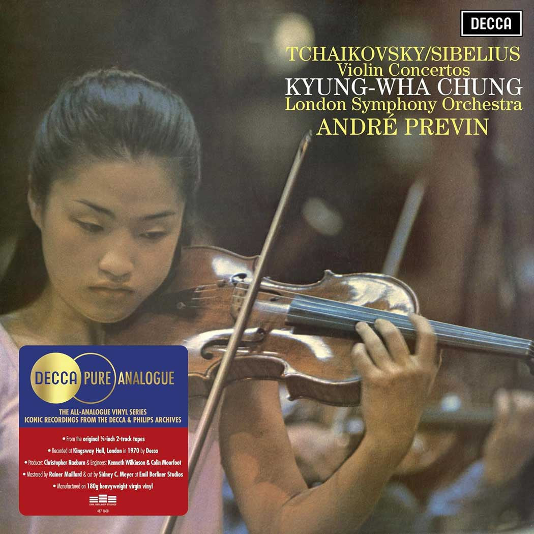 Kyung Wha Chung/London Symphony Orchestra/André Pr Tchaikovsky & Sibelius Violin Concertos (Decca Pure Analogue Series) (Limited, 180G) [LP]
