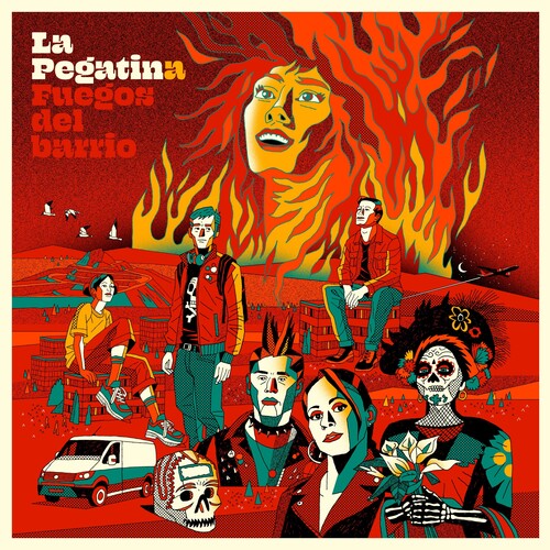 La Pegatina Fuegos Del Barrio - Record Album - Vinyl LP