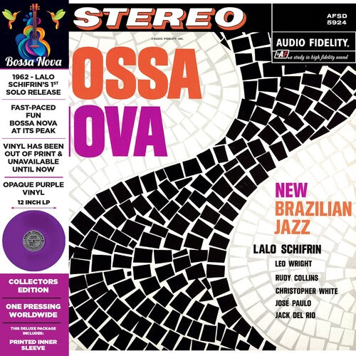 LALO SCHIFRIN Bossa Nova New Brazilian Jazzz - Record Album - Vinyl LP