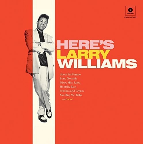 LARRY WILLIAMS Here's Larry Williams + 2 Bonus Tracks - Record Album - Vinyl LP