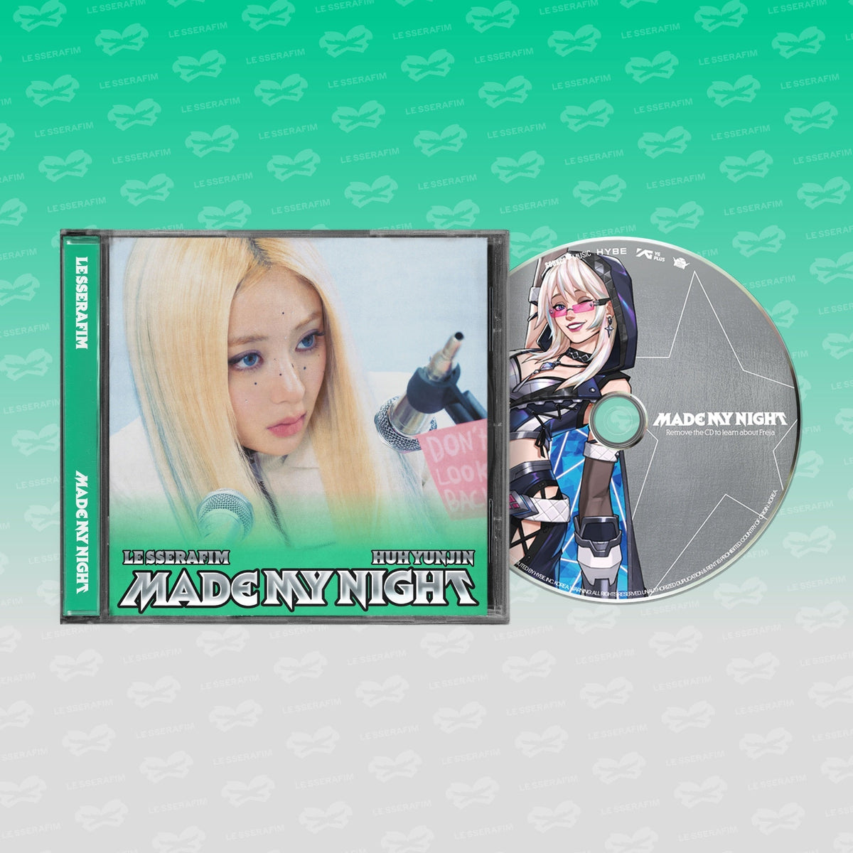 LE SSERAFIM 2Nd Single Album "Made My Night" Single Cd [Huh Yunjin Ver.]