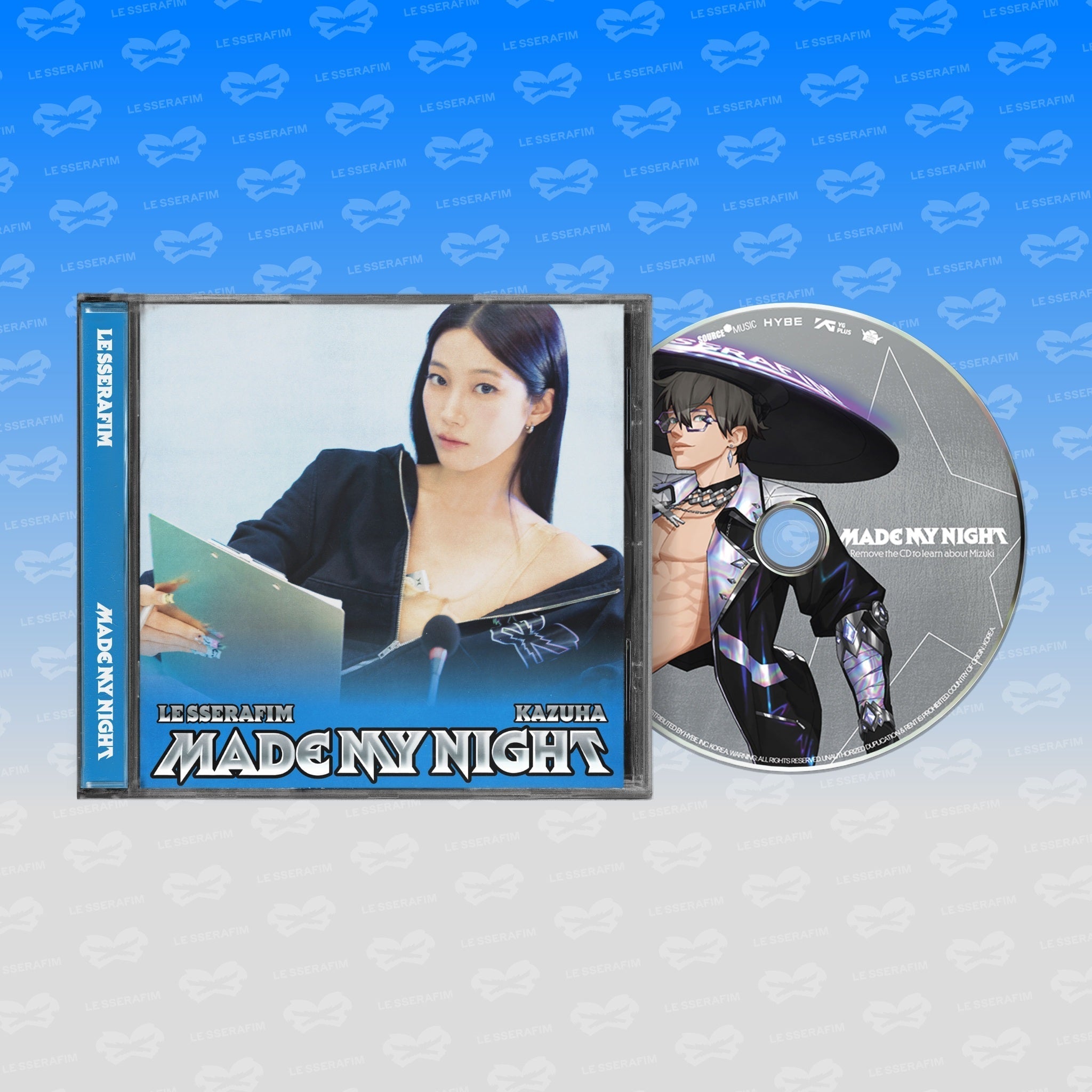 LE SSERAFIM 2Nd Single Album "Made My Night" Single Cd [Kazuha Ver.]