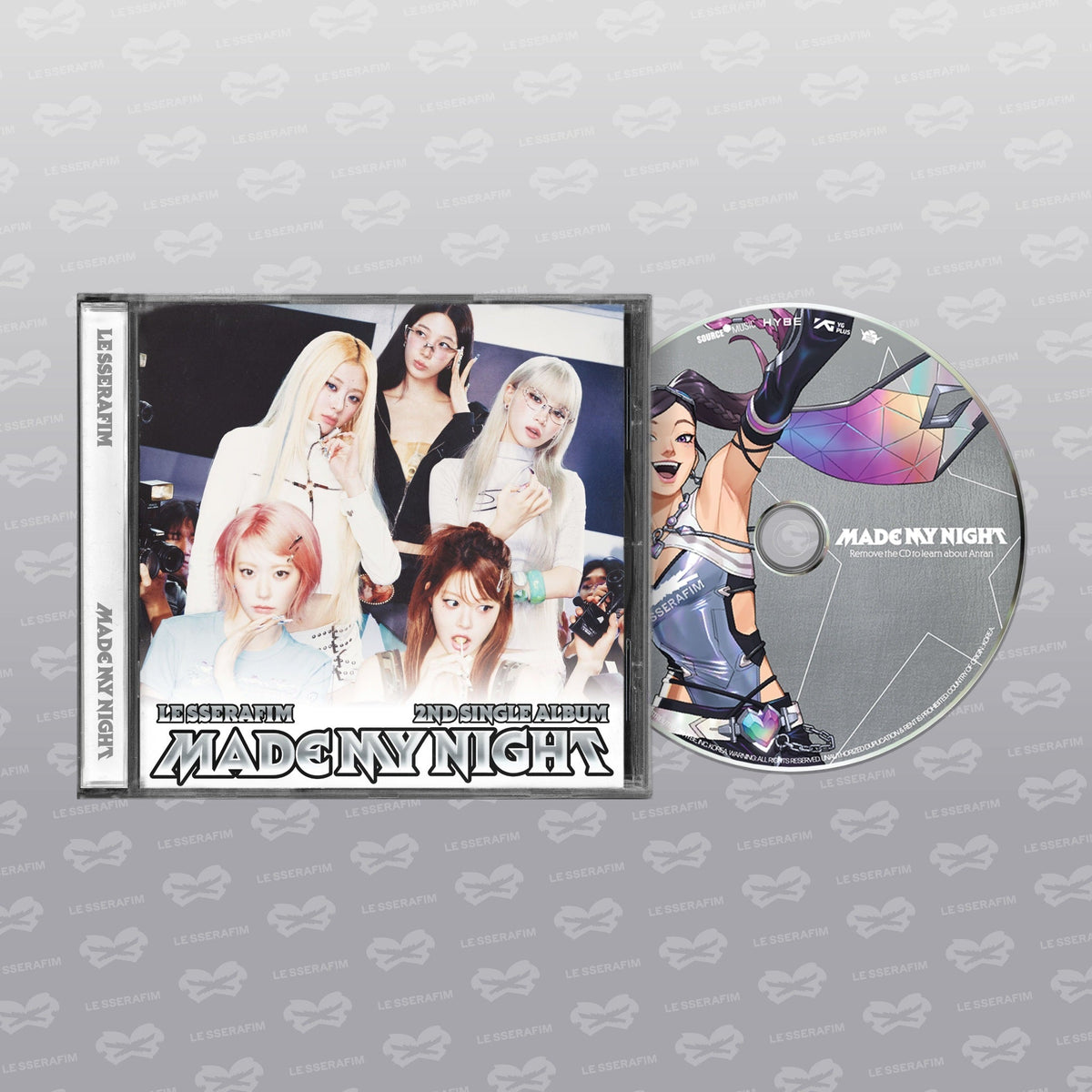 LE SSERAFIM 2Nd Single Album "Made My Night" Single Cd [Le Sserafim Ver.]