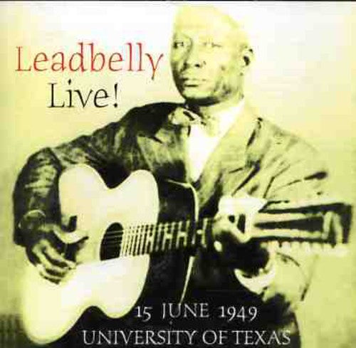 Lead Belly Leadbelly Live - CD Album