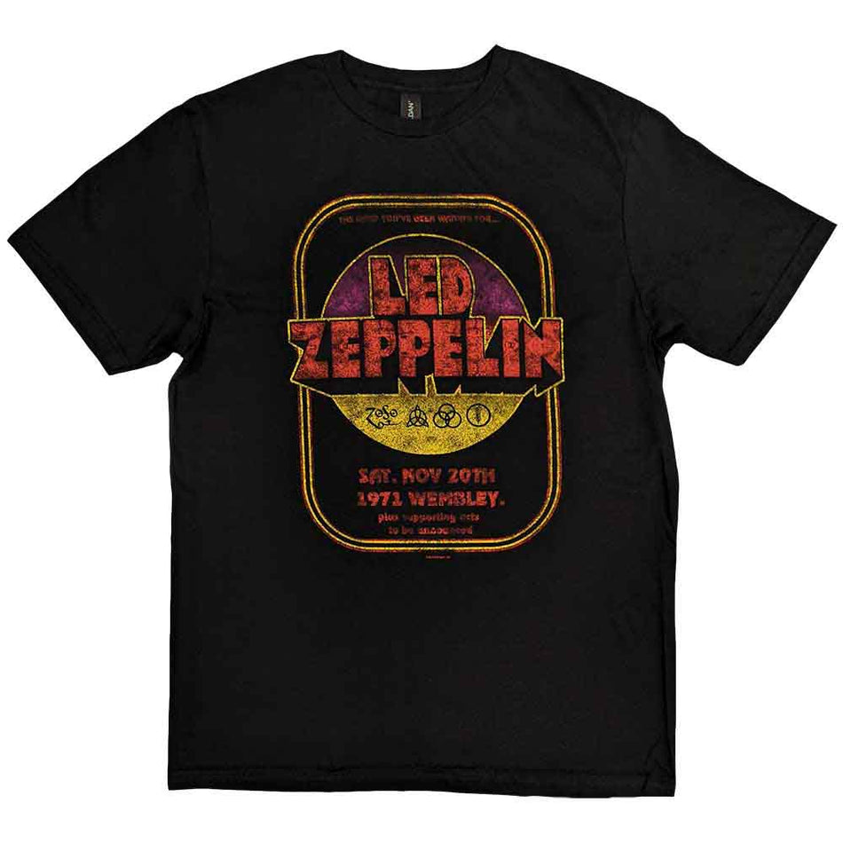 Led Zeppelin 1971 Wembley Black
