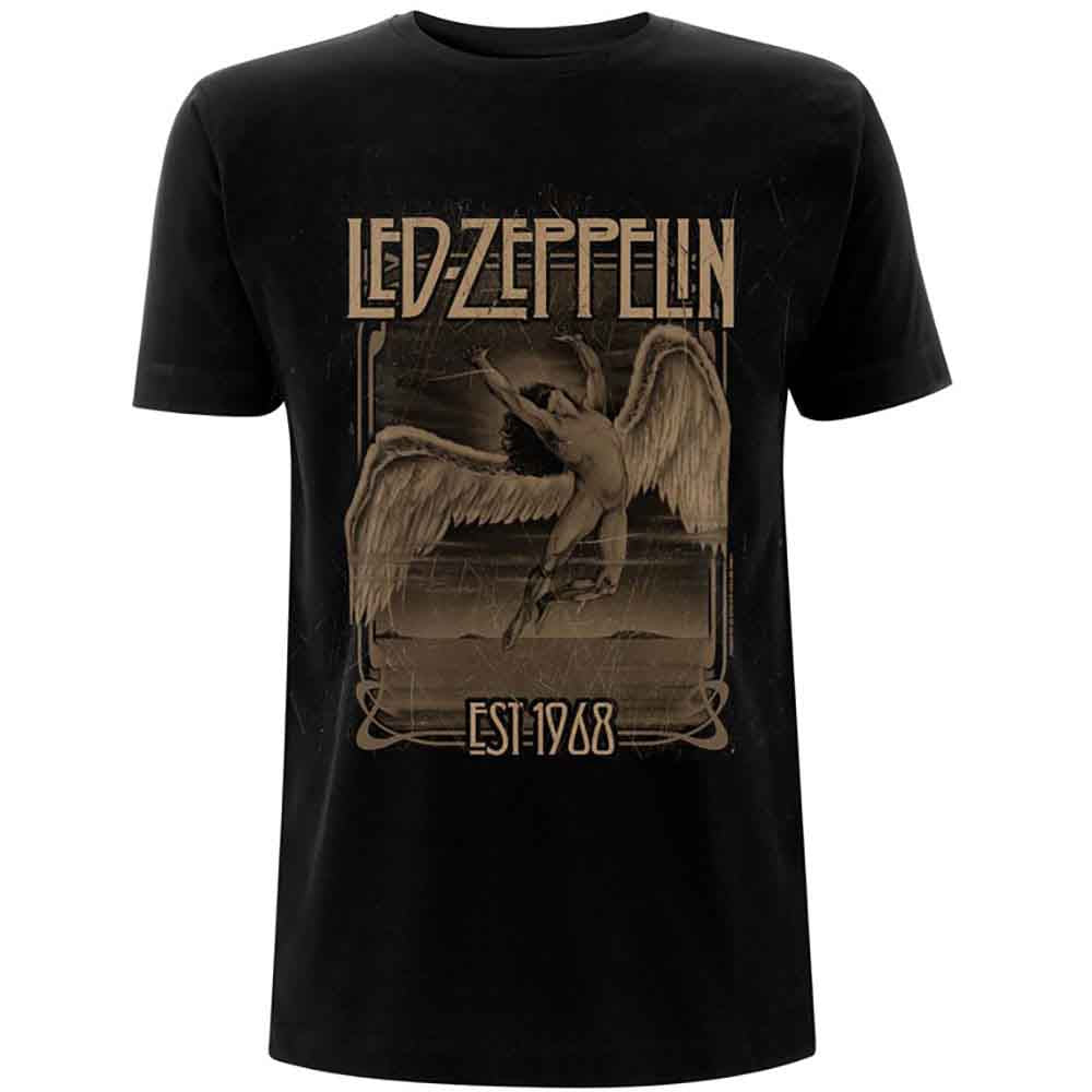 Led Zeppelin Faded Falling Black