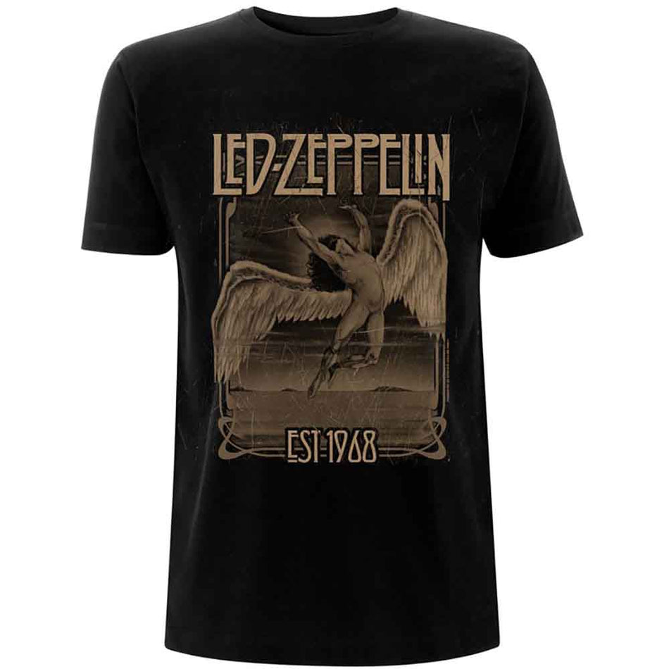 Led Zeppelin Faded Falling Black