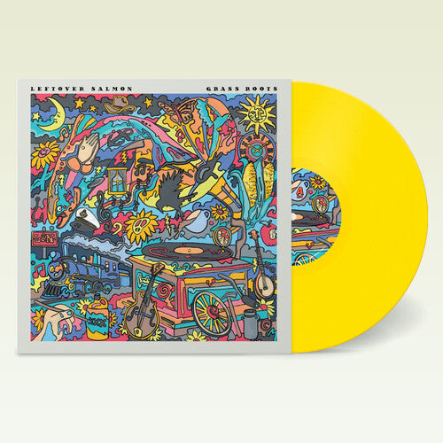 Leftover Salmon Grass Roots - Banana Yellow - Record Album - Vinyl LP