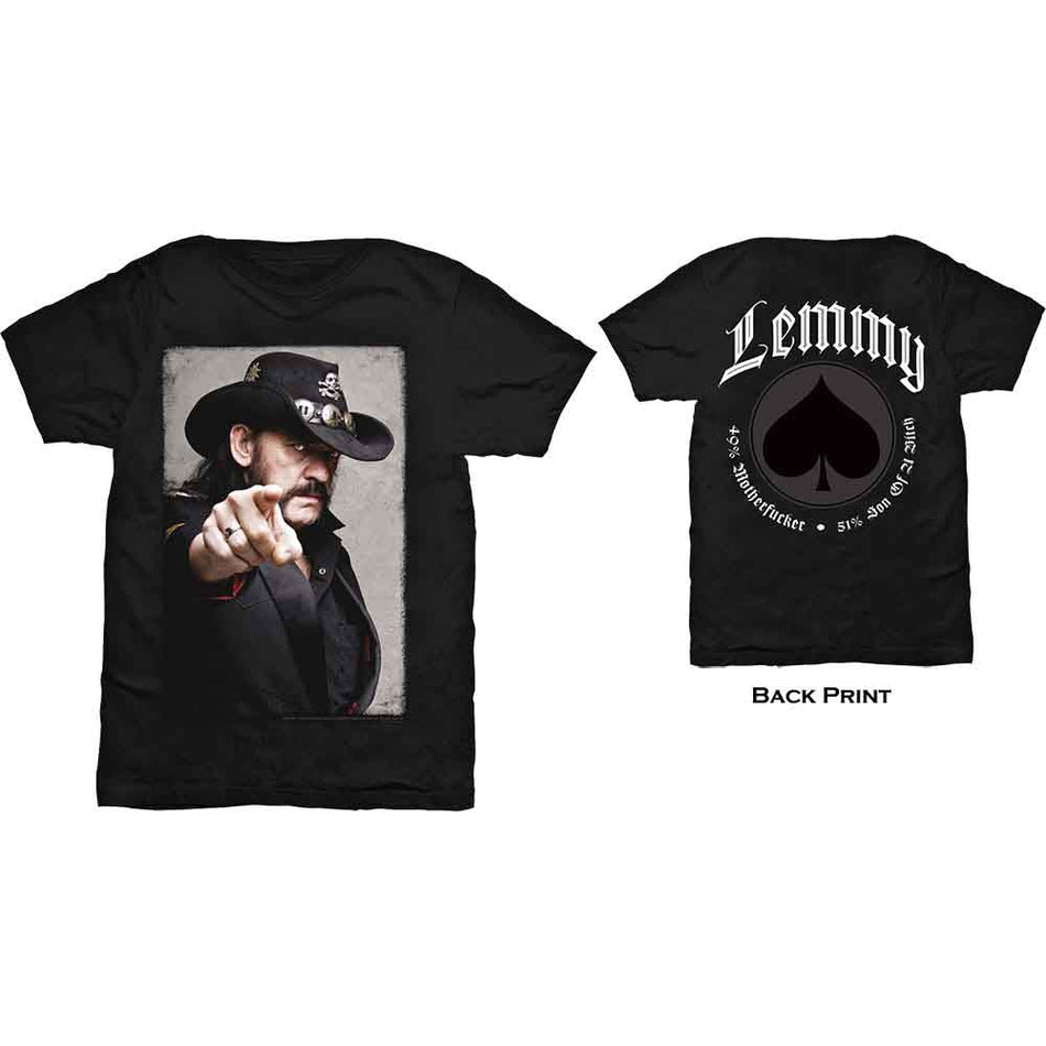 Lemmy Pointing Photo Black