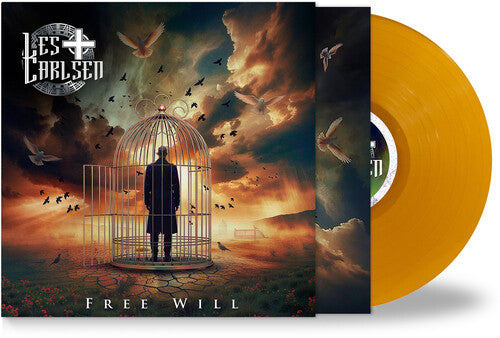 Les Carlsen Free Will - Orange - Record Album - Vinyl LP