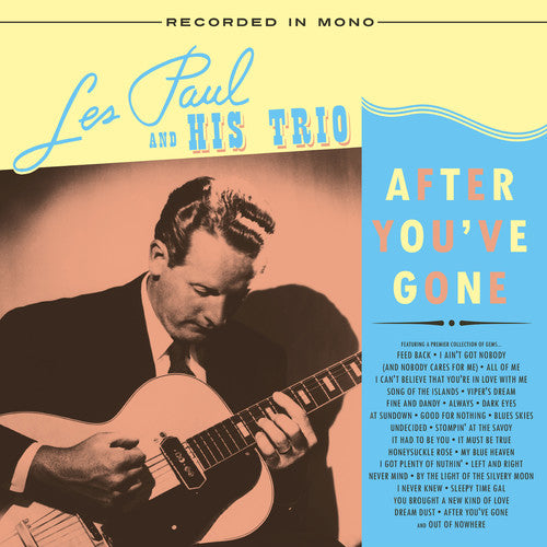 Les Paul & His Trio After You've Gone - Record Album - Vinyl LP