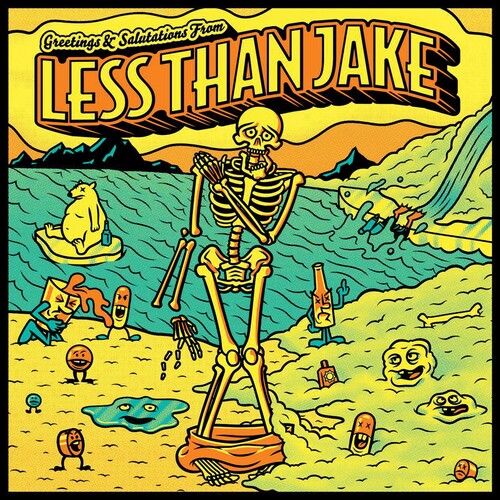 LESS THAN JAKE Greetings and Salutations - Record Album - Vinyl LP