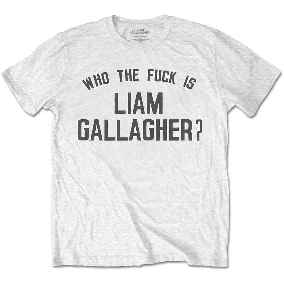 Liam Gallagher Who the Fuck‚Ä¶ White
