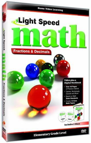 Light Speed Math: Fractions and Decimals - 2-Disc DVD Set