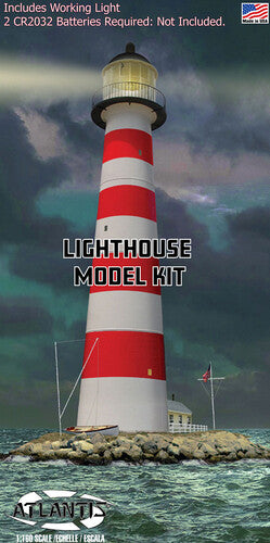 Lighthouse with Light and Diorama Base 1/160 Atlantis - 1:160 Scale Model Kit - Lighthouse with Light and Diorama Base - CD Album