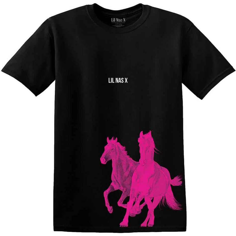 Lil Nas X Pink Horses Black