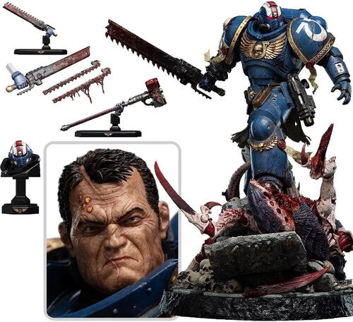 Limited Edition Polystone WETA Workshop Limited Edition Polystone - Warhammer 40K - Lieutenant Titus 1:6 Scale Statue - Collectible Statue