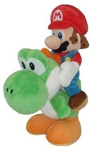 Little Buddy Mario Riding Yoshi 8 Plush Little Buddy Super Mario Bros. Mario Riding Yoshi 8" Plush - Plush Toy