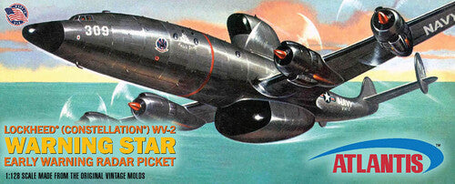 Lockheed Wv-2 Model Lockheed WV-2 Warning Star Early Warning Radar Picket United States Navy (USN) 1:128 Scale Model Kit - CD Album
