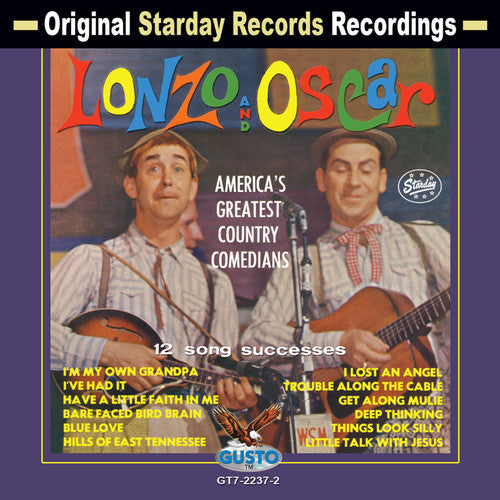 Lonzo & Oscar America's Greatest Country Comedians - CD Album