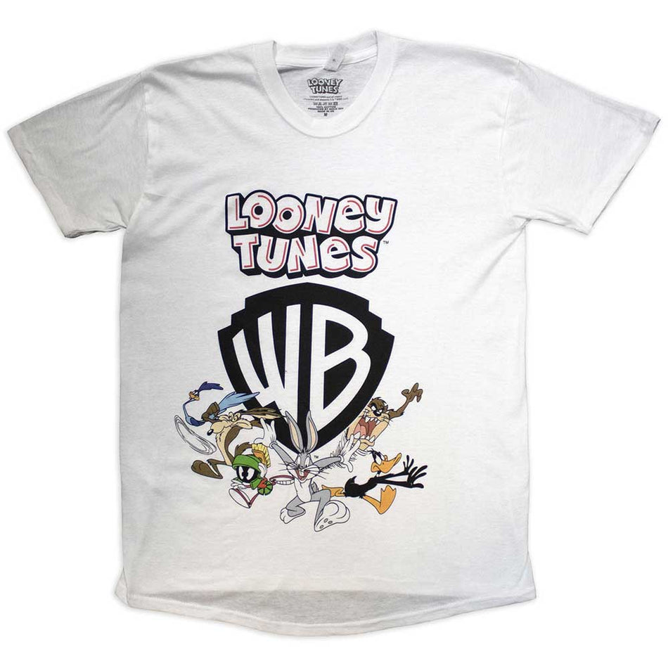 Looney Tunes Warner Bros Shield White