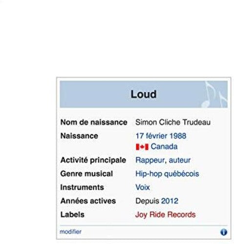 Loud Tout Ca Pour Ca - Record Album - Vinyl LP