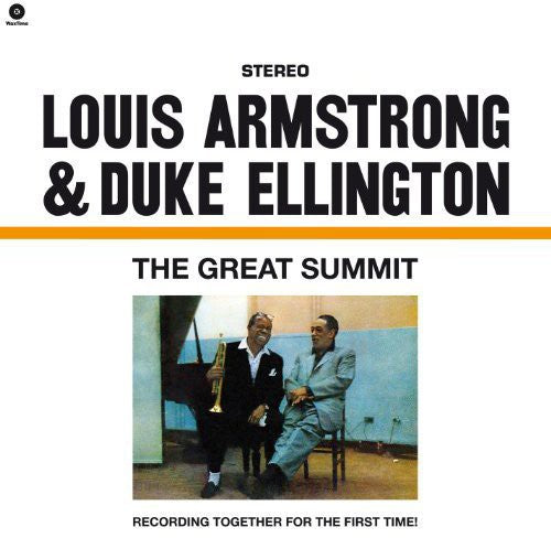 Louis Armstrong & Duke Ellington Great Summit - Record Album - Vinyl LP