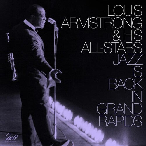 Louis Armstrong Jazz Is Back in Grand Rapids - Double Record Album - Vinyl LP