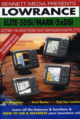 LOWRANCE ELITE-5 DSI FISHFINDER / CHARTPLOTTER MARK-5x DSI - DVD