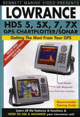 Lowrance Hds 5, 5x, 7, 7x, Chartplotter - Fishfinder - DVD