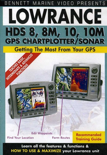 Lowrance Hds 8, 8m, 10, 10m, Gps Chartplotter - Sonar - DVD