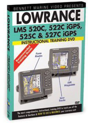 Lowrance Lms 520c,522c,Igps,525c and 527c Igps - DVD