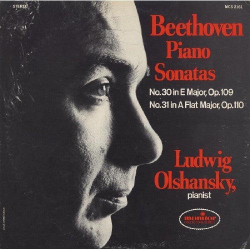 Ludwig Olshansky Beethoven Piano Sonatas: No 30 in E Major Op. 109 - CD Album