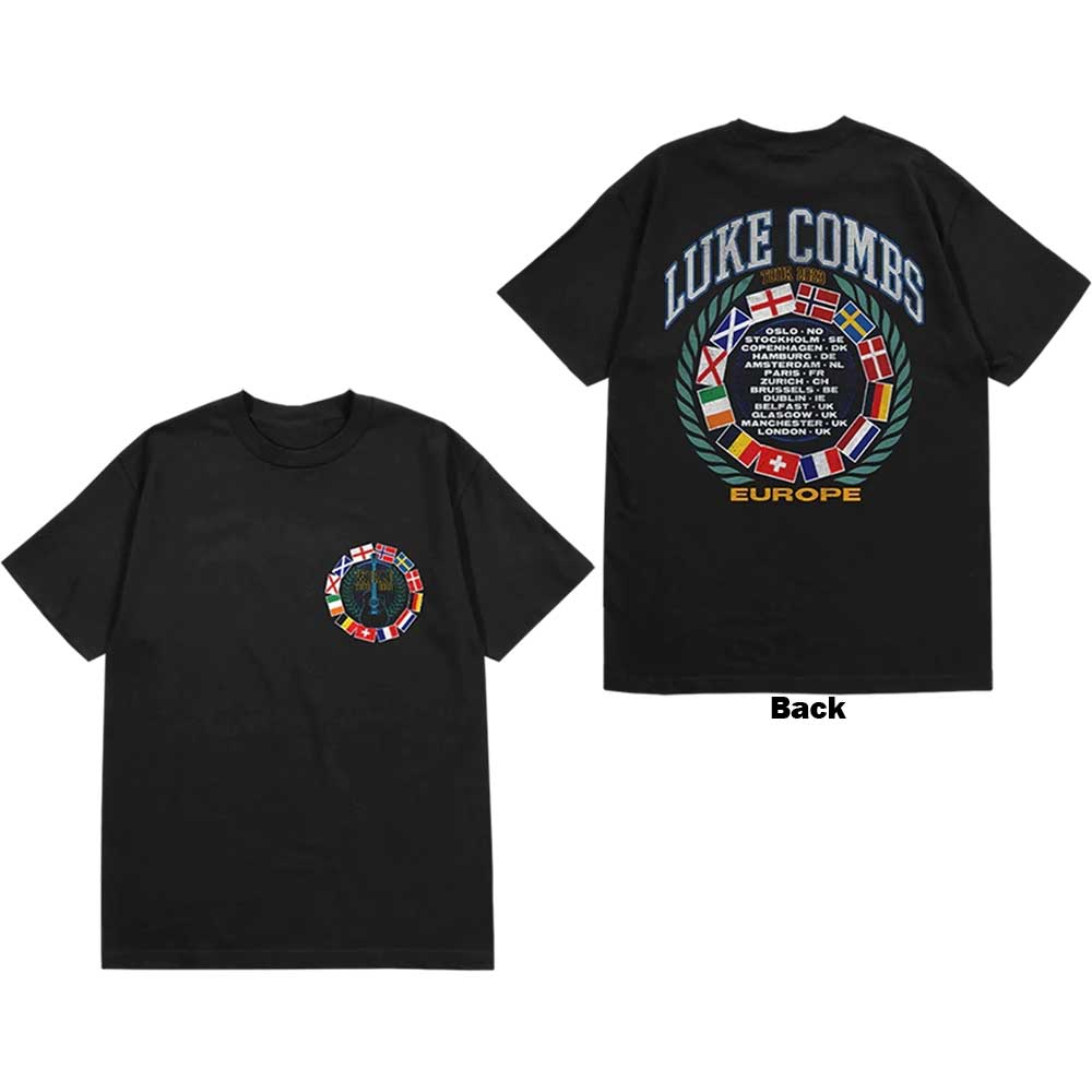 Luke Combs Tour '23 Flag Black