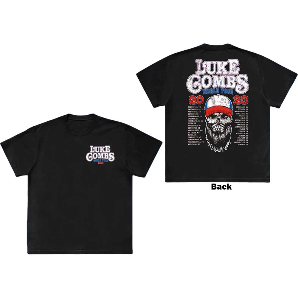 Luke Combs Tour '23 Skull Black