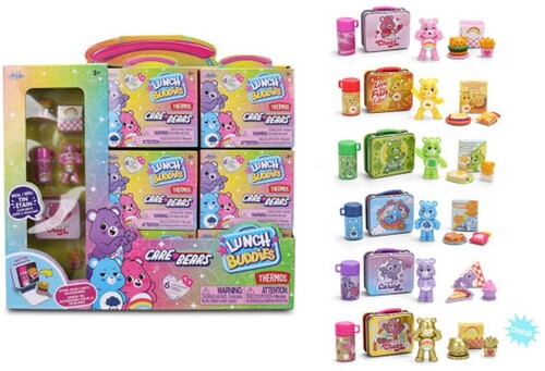 Lunch Box Buddies Care Bears Blind Box Display Lunch Buddies - Care Bears - Lunch Box Mini Playset Blind Box Display - 24-Disc CD Album